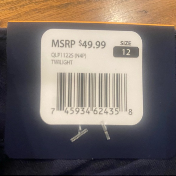 GAP Stretch Skinny Pants - Size 12 - NWT - Twilight Blue - Picture 4 of 10